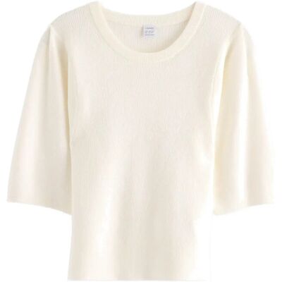 Lindex Top Knitted Big Sleeve 158/164 Cream 158/164 Lindex Top Knitted Big Sleeve 158/164 Cream 158/164