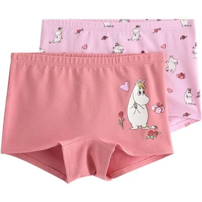 Lindex Boxer Sg 2 Pack Moomin 86/92 Pink 86/92 Lindex Boxer Sg 2 Pack Moomin 86/92 Pink 86/92