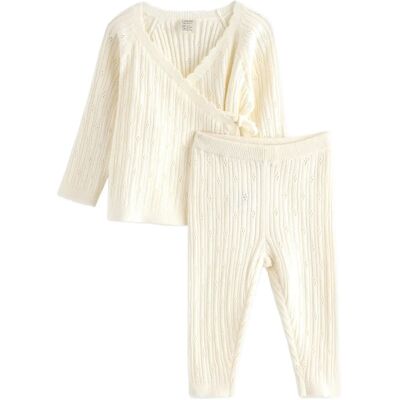 Lindex Set Cardigan Leggings Knitted 68 Cream 68 Lindex Set Cardigan Leggings Knitted 68 Cream 68