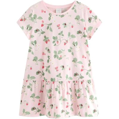 Lindex Short-Sleeved Tunic 116 Pink 116 Lindex Short-Sleeved Tunic 116 Pink 116