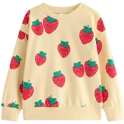 Lindex Sweatshirt 116 Cream 116 Lindex Sweatshirt 116 Cream 116
