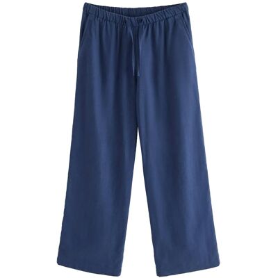 Lindex Trousers In Linen Blend 146 Navy 146 Lindex Trousers In Linen Blend 146 Navy 146