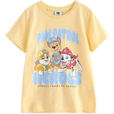 Lindex Paw Patrol Short-Sleeved Top 110/116 Yellow 110/116 Lindex Paw Patrol Short-Sleeved Top 110/116 Yellow 110/116