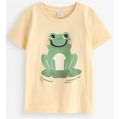 Lindex T-Shirt 98/104 Yellow 98/104 Lindex T-Shirt 98/104 Yellow 98/104
