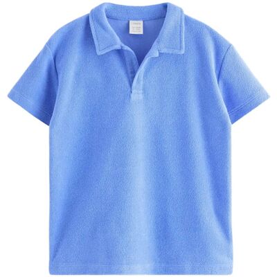 Lindex Top In Terry With Collar 110/116 Blue 110/116 Lindex Top In Terry With Collar 110/116 Blue 110/116