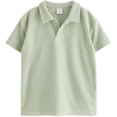 Lindex Top In Terry With Collar 110/116 Green 110/116 Lindex Top In Terry With Collar 110/116 Green 110/116