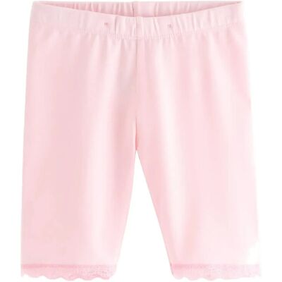Lindex Cycling Shorts With Lace Trim 116 Pink 116 Lindex Cycling Shorts With Lace Trim 116 Pink 116