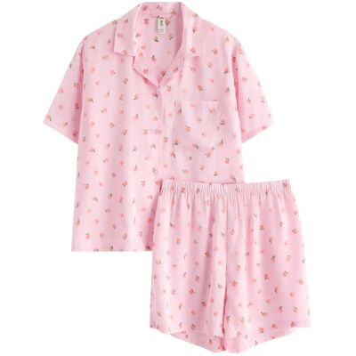 Lindex Pyjama Set In Satin 158/164 Pink 158/164 Lindex Pyjama Set In Satin 158/164 Pink 158/164