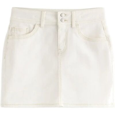 Lindex White Denim Skirt 170 Silver 170 Lindex White Denim Skirt 170 Silver 170
