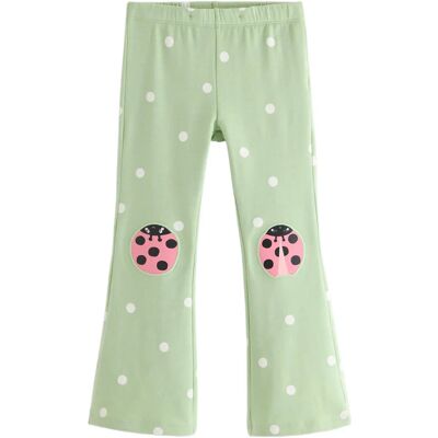Lindex Leggings With Patches On The Knees 122 Green 122 Lindex Leggings With Patches On The Knees 122 Green 122