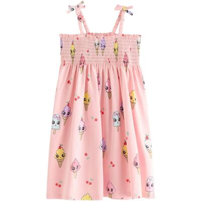 Lindex Smock Dress 98 Pink 98 Lindex Smock Dress 98 Pink 98