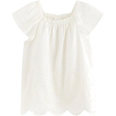 Lindex Woven Top In Cotton 116 Cream 116 Lindex Woven Top In Cotton 116 Cream 116