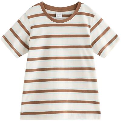 Lindex Short-Sleeved Top 134/140 Brown 134/140 Lindex Short-Sleeved Top 134/140 Brown 134/140