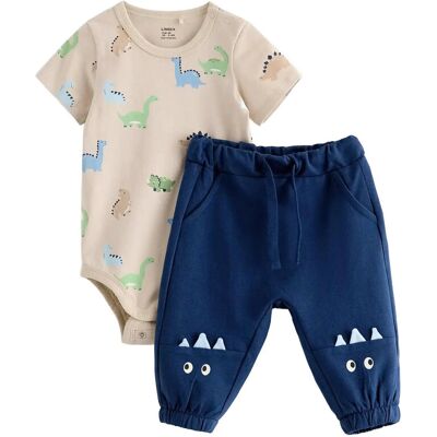 Lindex Set With Bodysuit And Joggers 74 Beige 74 Lindex Set With Bodysuit And Joggers 74 Beige 74