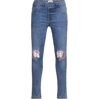 Lindex Trousers Denim Unicorn Kneepat 92 Blue 92 Lindex Trousers Denim Unicorn Kneepat 92 Blue 92