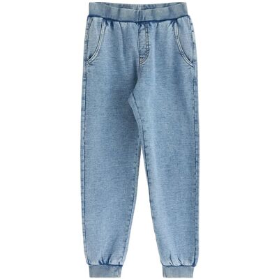 Lindex Mjukisbyxor Med Denim-Look 98 Blue 98 Lindex Mjukisbyxor Med Denim-Look 98 Blue 98