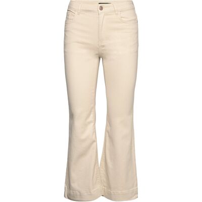 LMTD Nlftazza Twi Hw Bootcut Pant Noos 176 Cream 176 LMTD Nlftazza Twi Hw Bootcut Pant Noos 176 Cream 176