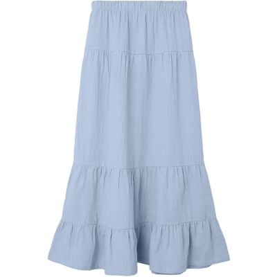 LMTD Nlfhussa Long Skirt Noos 170 Blue 170 LMTD Nlfhussa Long Skirt Noos 170 Blue 170