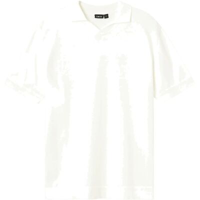 LMTD Nlmhenne Ss Knit Polo 134-140 White 134-140 LMTD Nlmhenne Ss Knit Polo 134-140 White 134-140