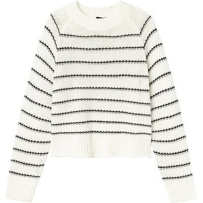 LMTD Nlfnagilo Ls O-Neck Knit 134-140 White 134-140 LMTD Nlfnagilo Ls O-Neck Knit 134-140 White 134-140