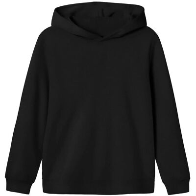 LMTD Nlnnizu Ls Bru Sweat W. Hood Noos 122-128 Black 122-128 LMTD Nlnnizu Ls Bru Sweat W. Hood Noos 122-128 Black 122-128