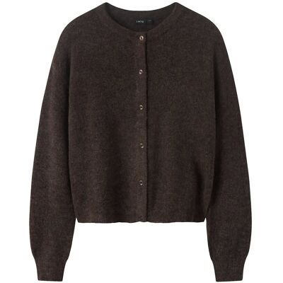 LMTD Nlflodet Ls Short Knit Cardigan Noos 158-164 Brown 158-164 LMTD Nlflodet Ls Short Knit Cardigan Noos 158-164 Brown 158-164