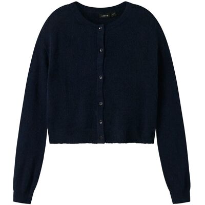 LMTD Nlflodet Ls Short Knit Cardigan Noos 134-140 Navy 134-140 LMTD Nlflodet Ls Short Knit Cardigan Noos 134-140 Navy 134-140
