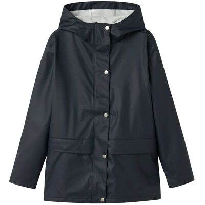 LMTD Nlndry10 Long Rain Jacket Fo 146-152 Navy 146-152 LMTD Nlndry10 Long Rain Jacket Fo 146-152 Navy 146-152