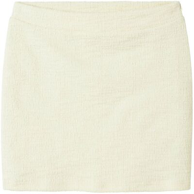 LMTD Nlfsarianne Short Skirt 146 White 146 LMTD Nlfsarianne Short Skirt 146 White 146