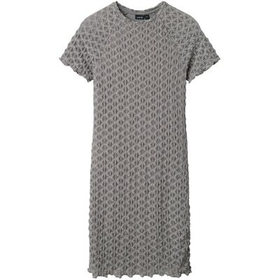 LMTD Nlfralma Ss Short Lace Dress 146 Grey 146 LMTD Nlfralma Ss Short Lace Dress 146 Grey 146
