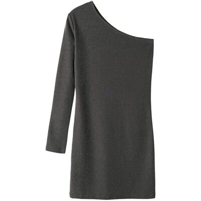 LMTD Nlfruina One Sl Slim Short Dress 176 Grey 176 LMTD Nlfruina One Sl Slim Short Dress 176 Grey 176