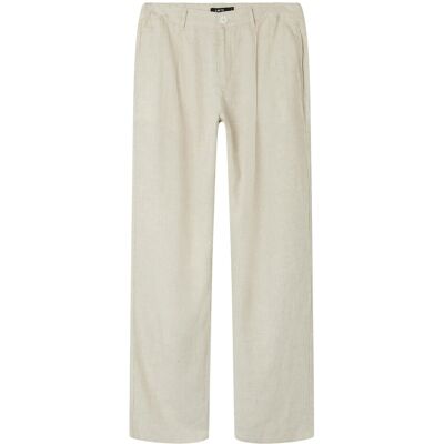 LMTD Nlmfinen Reg Chino Pant 152 Cream 152 LMTD Nlmfinen Reg Chino Pant 152 Cream 152