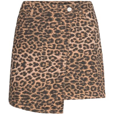 LMTD Nlfleo Twi Wrap Skirt 164 Brown 164 LMTD Nlfleo Twi Wrap Skirt 164 Brown 164