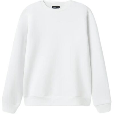 LMTD Nlmfeelin Ls O-Neck Sweat 134-140 White 134-140 LMTD Nlmfeelin Ls O-Neck Sweat 134-140 White 134-140