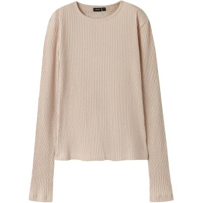 LMTD Nlfninusa Ls O-Neck S Top 170-176 Cream 170-176 LMTD Nlfninusa Ls O-Neck S Top 170-176 Cream 170-176