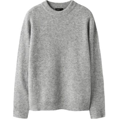LMTD Nlmkleave Ls O-Neck Knit Noos 170-176 Grey 170-176 LMTD Nlmkleave Ls O-Neck Knit Noos 170-176 Grey 170-176