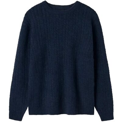 LMTD Nlmkave Ls O-Neck Knit 134-140 Navy 134-140 LMTD Nlmkave Ls O-Neck Knit 134-140 Navy 134-140