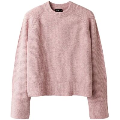 LMTD Nlfkleave Ls Short Knit Noos 134-140 Pink 134-140 LMTD Nlfkleave Ls Short Knit Noos 134-140 Pink 134-140