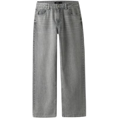 LMTD Nlfbett Dnm Nw R Wide Pant Noos 134 Grey 134 LMTD Nlfbett Dnm Nw R Wide Pant Noos 134 Grey 134