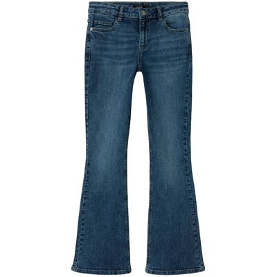 LMTD Nlfbli Dnm Lw S Flared Pant Noos 134 Blue 134 LMTD Nlfbli Dnm Lw S Flared Pant Noos 134 Blue 134