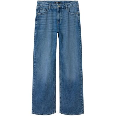 LMTD Nlmbex Dnm R Straight Pant Noos 134 Blue 134 LMTD Nlmbex Dnm R Straight Pant Noos 134 Blue 134