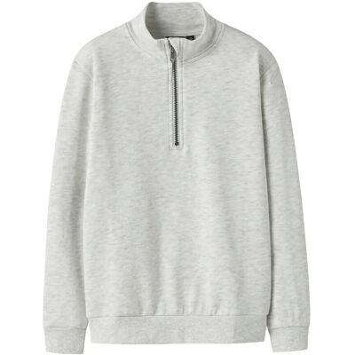 LMTD Nlnnizu Ls Bru Half Zip Sweat Noos 134-140 Grey 134-140 LMTD Nlnnizu Ls Bru Half Zip Sweat Noos 134-140 Grey 134-140