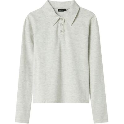 LMTD Nlfnilja Ls Short S Polo 146-152 Grey 146-152 LMTD Nlfnilja Ls Short S Polo 146-152 Grey 146-152