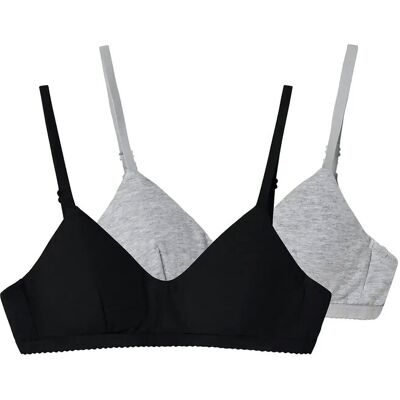 LMTD Nlfnantelle Bralette 2P Noos 134-140 Black 134-140 LMTD Nlfnantelle Bralette 2P Noos 134-140 Black 134-140