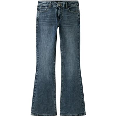 LMTD Nlfblibling Dnm S Lw Flared Pant 140 Blue 140 LMTD Nlfblibling Dnm S Lw Flared Pant 140 Blue 140