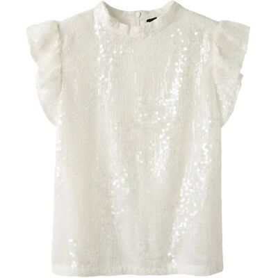LMTD Nlfrisianna Sl Shirt 122-128 White 122-128 LMTD Nlfrisianna Sl Shirt 122-128 White 122-128