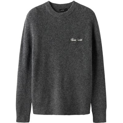 LMTD Nlmreave Ls O-Neck Knit 134-140 Grey 134-140 LMTD Nlmreave Ls O-Neck Knit 134-140 Grey 134-140