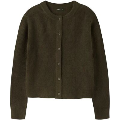 LMTD Nlfkleave Ls Short Knit Cardigan 134-140 Khaki 134-140 LMTD Nlfkleave Ls Short Knit Cardigan 134-140 Khaki 134-140