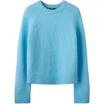 LMTD Nlfbullo Ls Short Knit 134-140 Blue 134-140 LMTD Nlfbullo Ls Short Knit 134-140 Blue 134-140