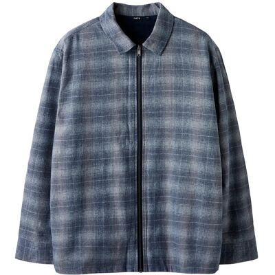 LMTD Nlmblake Ls Zip Shirt 122-128 Blue 122-128 LMTD Nlmblake Ls Zip Shirt 122-128 Blue 122-128